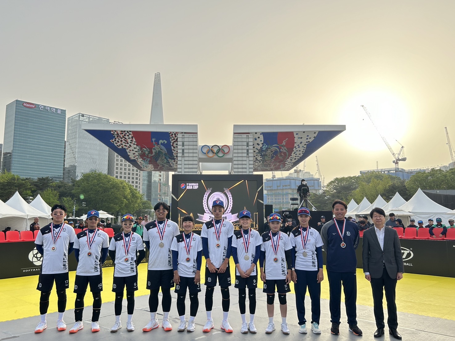 (圖)恭喜！2024年亞洲盃五人制棒球錦標賽代表隊奪得亞軍，取得世界盃資格 